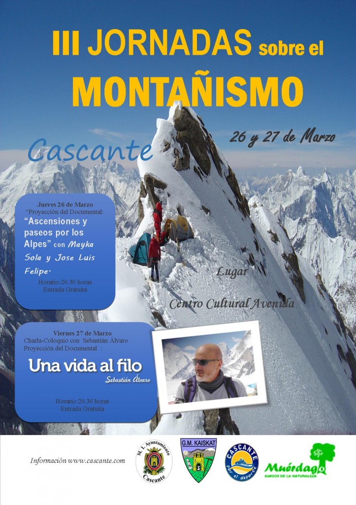 Jornadas sobre el      montañismo 2015